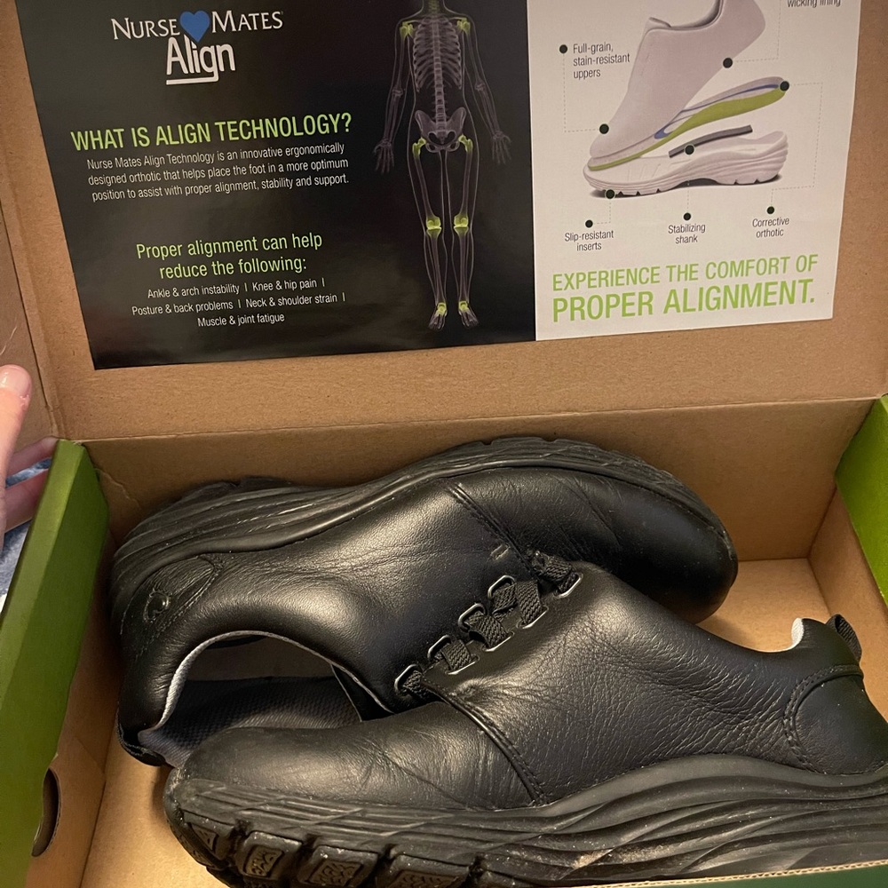 Nurse mates align slip resistant shoes